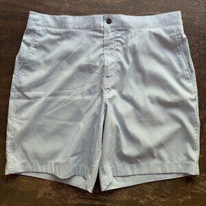 NWOT Abercrombie & Fitch Seersucker Print Mens Swim/Athletic Shorts